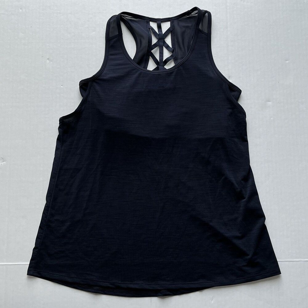 H&M Sport Womens Athletic Stretch Tank Top With Built In Sport Bra Size M